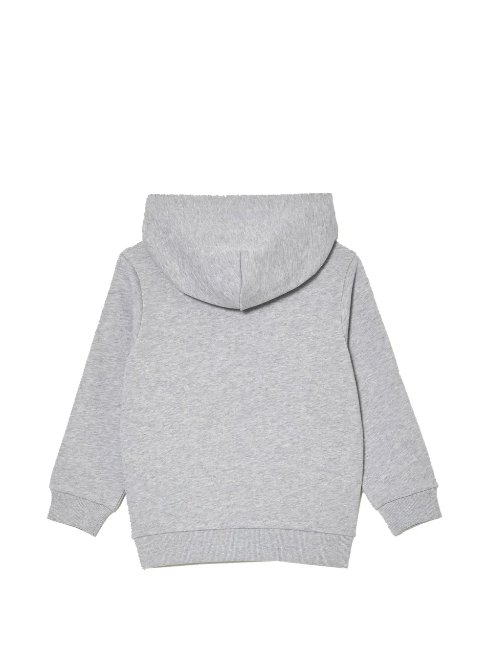 Lacoste Kids Fleece hoodie met logoband Grijs