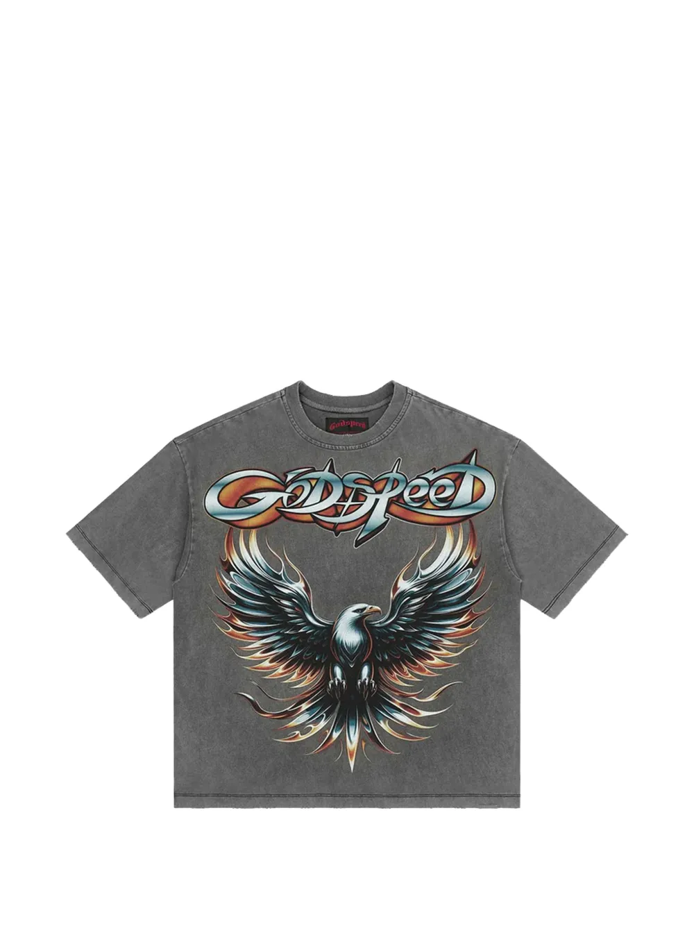 GODSPEED Eagle Eye graphic-print T-shirt - Grigio