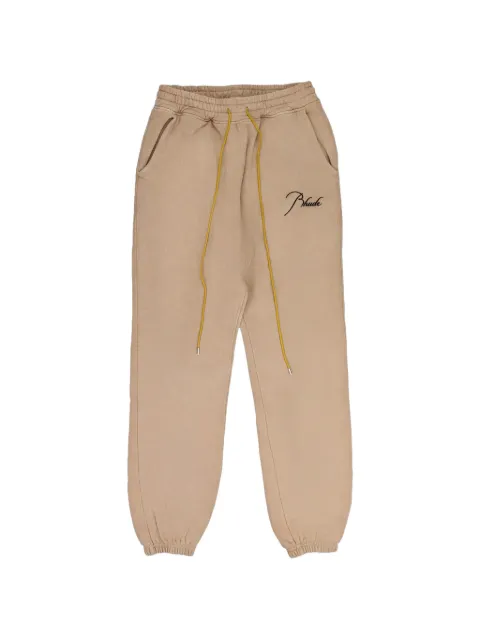 RHUDE Script Logo-embroidered track pants