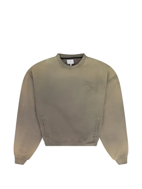 RHUDE Script Logo Sunfaded sweatshirt