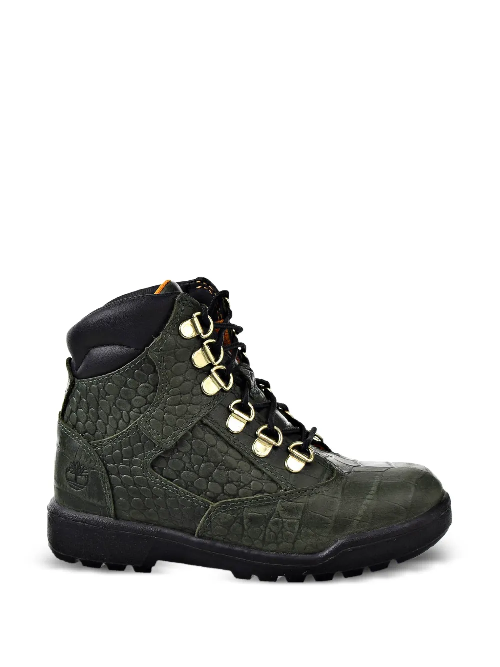 Timberland Kids croc-effect Field boots - Verde