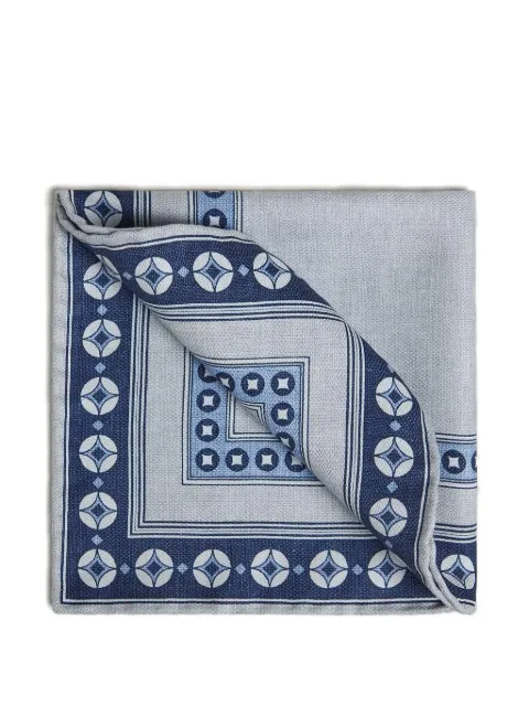 Brunello Cucinelli geometric-print handkerchief
