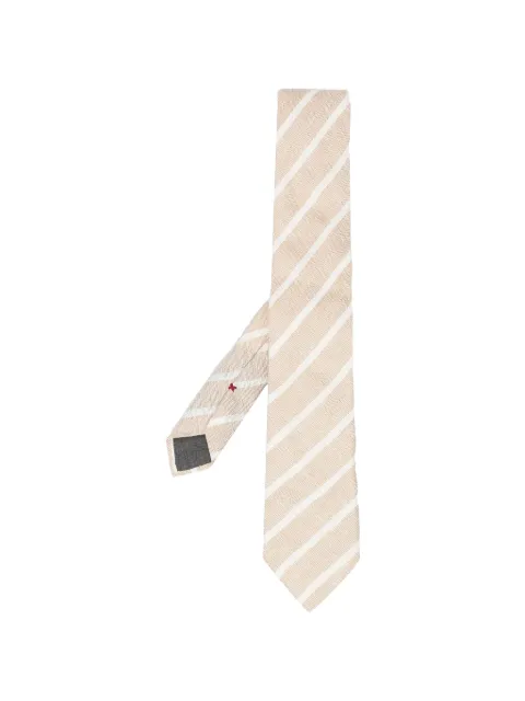 Brunello Cucinelli diagonal-stripe neck-tie