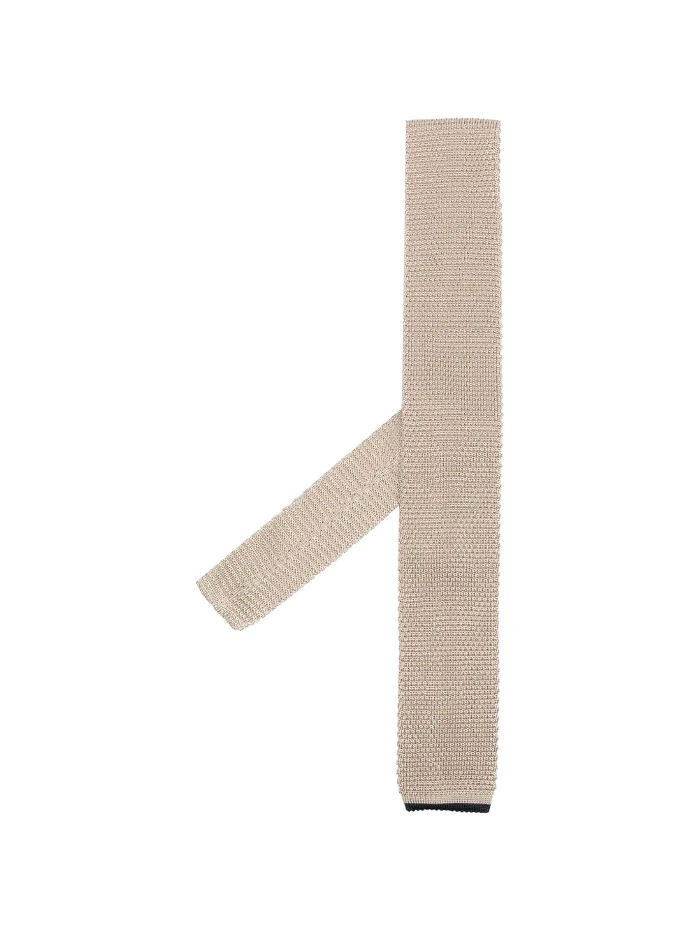 Brunello Cucinelli knitted tie - Nude