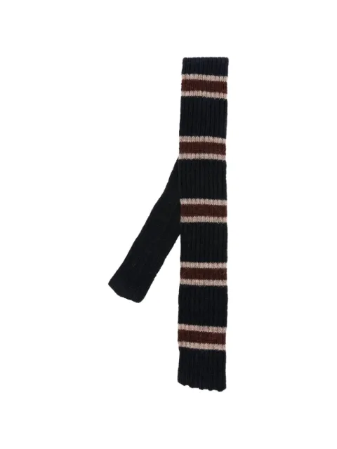 Brunello Cucinelli striped knitted tie