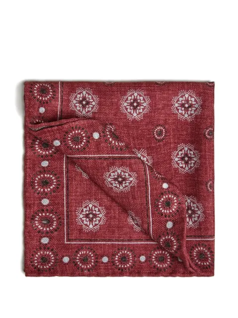 Brunello Cucinelli geometric-print handkerchief
