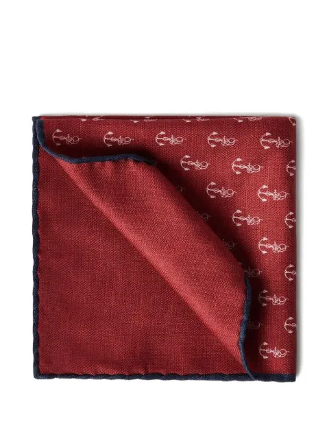 Brunello Cucinelli anchor-print handkerchief