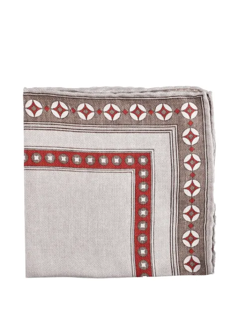 Brunello Cucinelli geometric-print handkerchief
