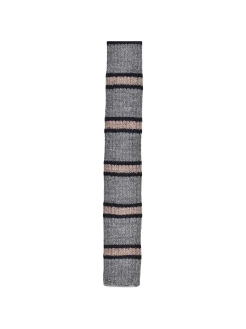 Brunello Cucinelli striped knitted tie