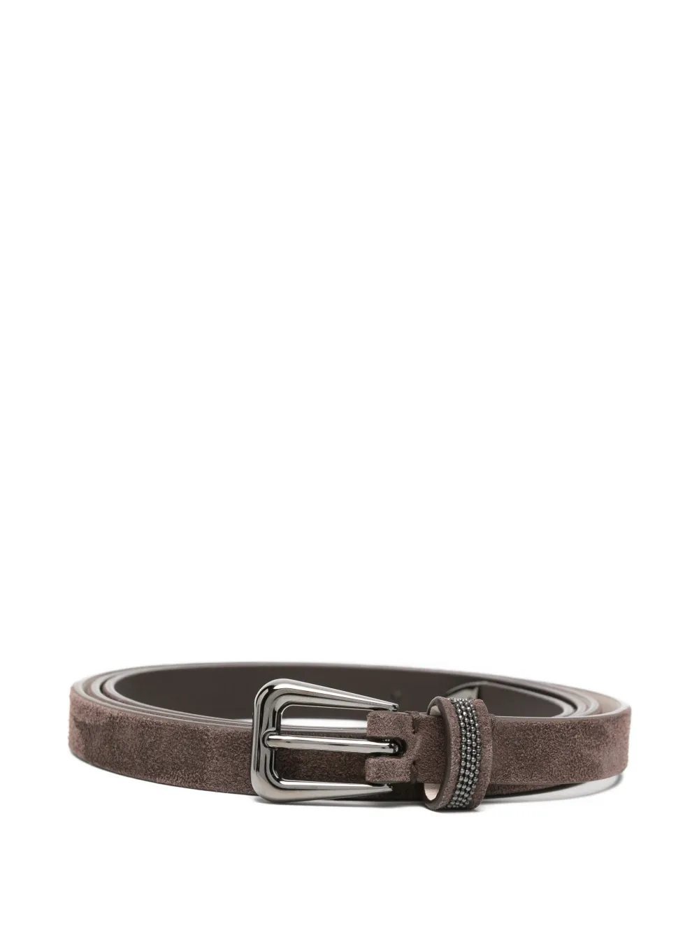 Brunello Cucinelli leather belt - Marrone