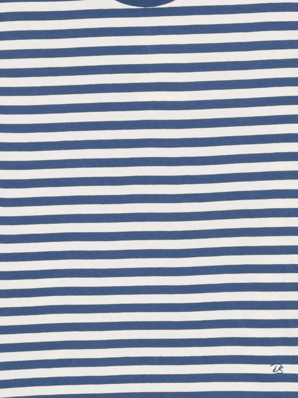 Dunst 스트라이프 코튼 티셔츠 In Blue