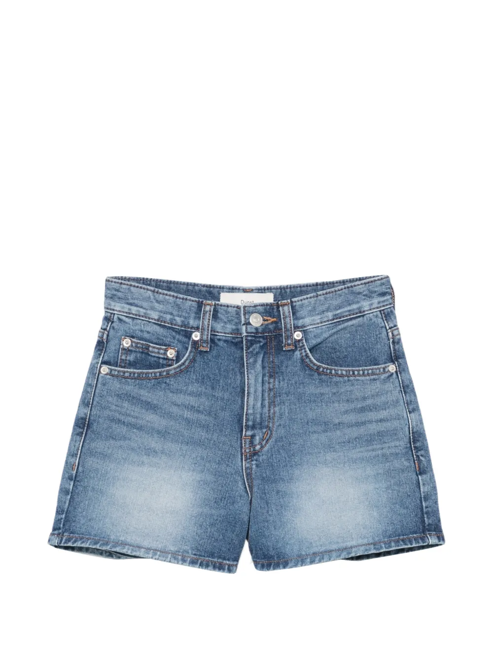 DUNST faded denim shorts - Blu