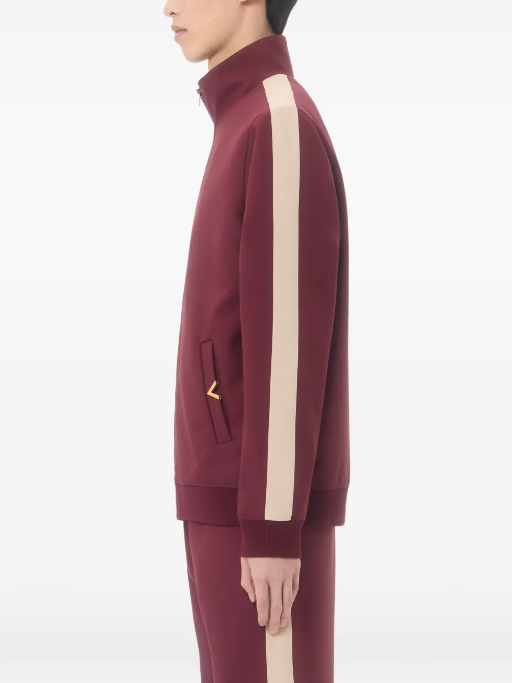 Valentino Garavani Nylon sweater met VGold Rood