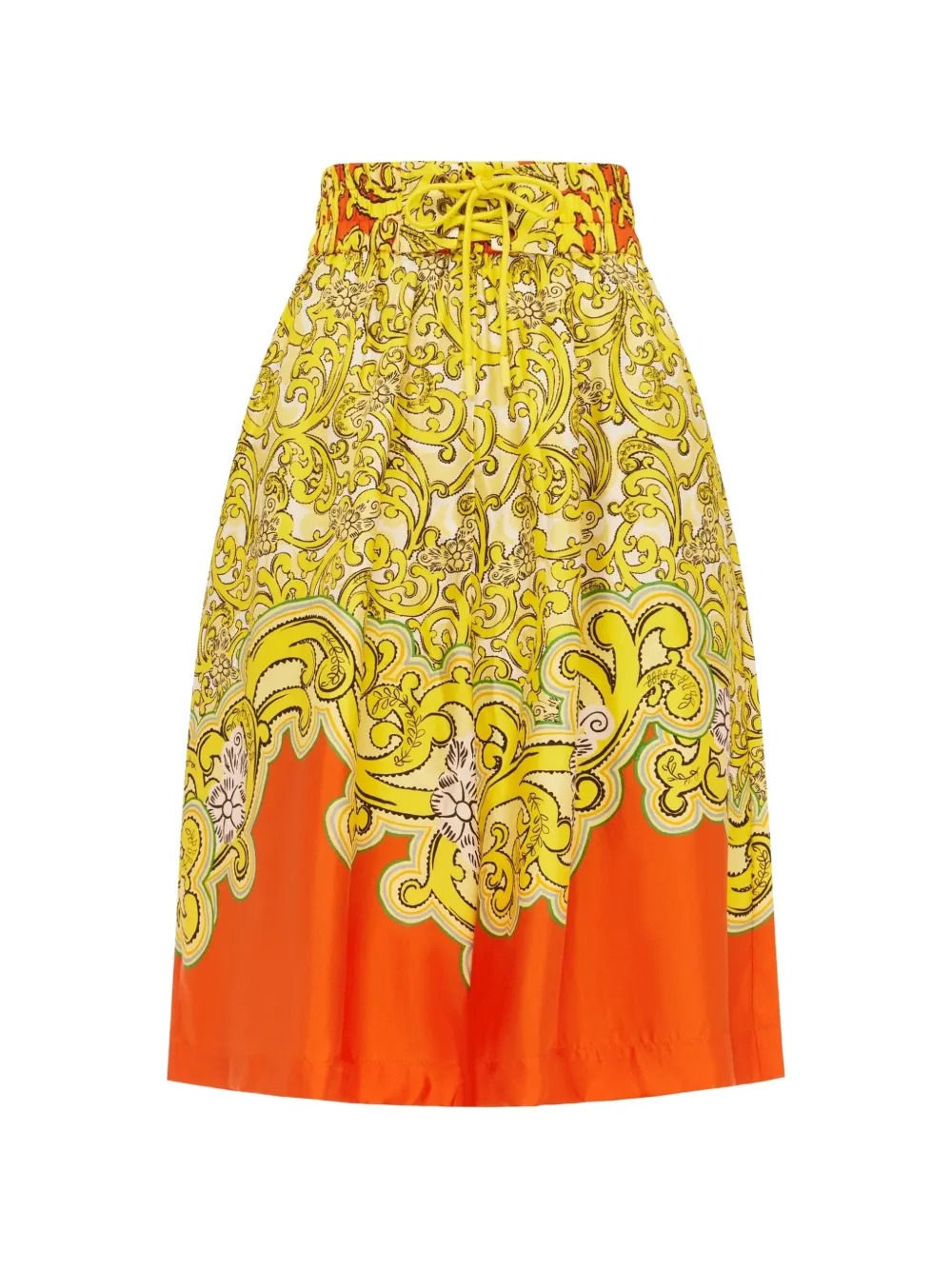 ALEMAIS Sierra silk shorts - Giallo