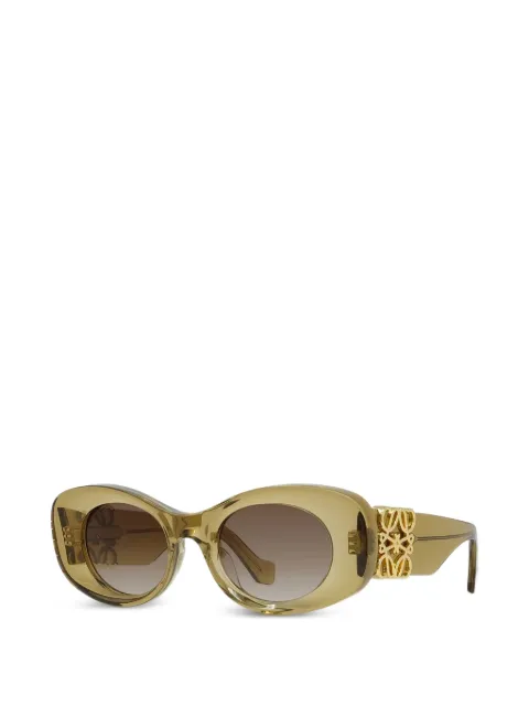 LOEWE Beveled Oval Maxi Anagram sunglasses