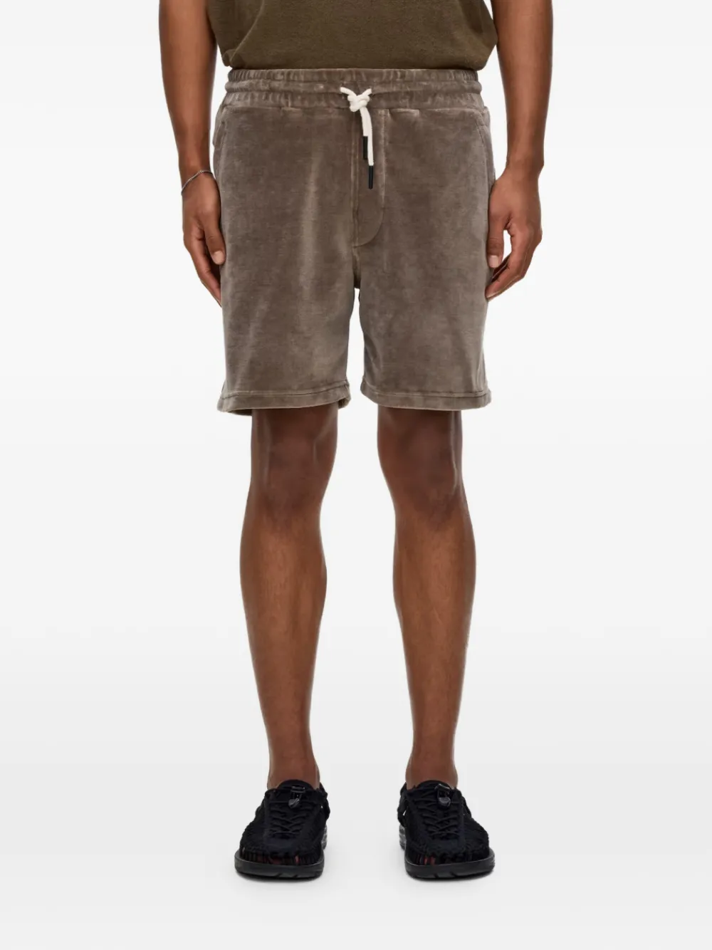 OAS Company Morel ruimvallende shorts Bruin