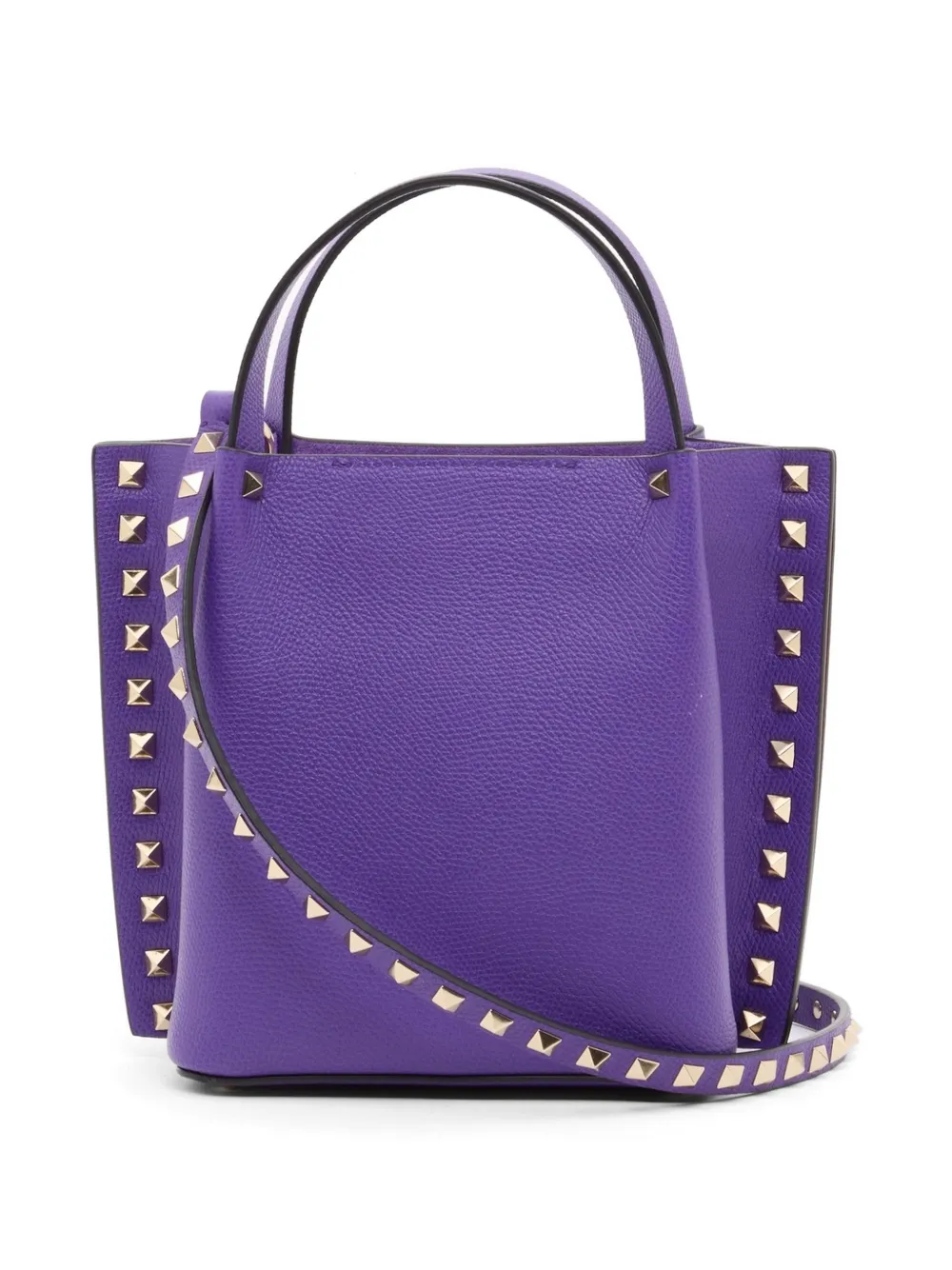 Valentino Garavani ロックスタッズ ショッピングバッグ S | パープル