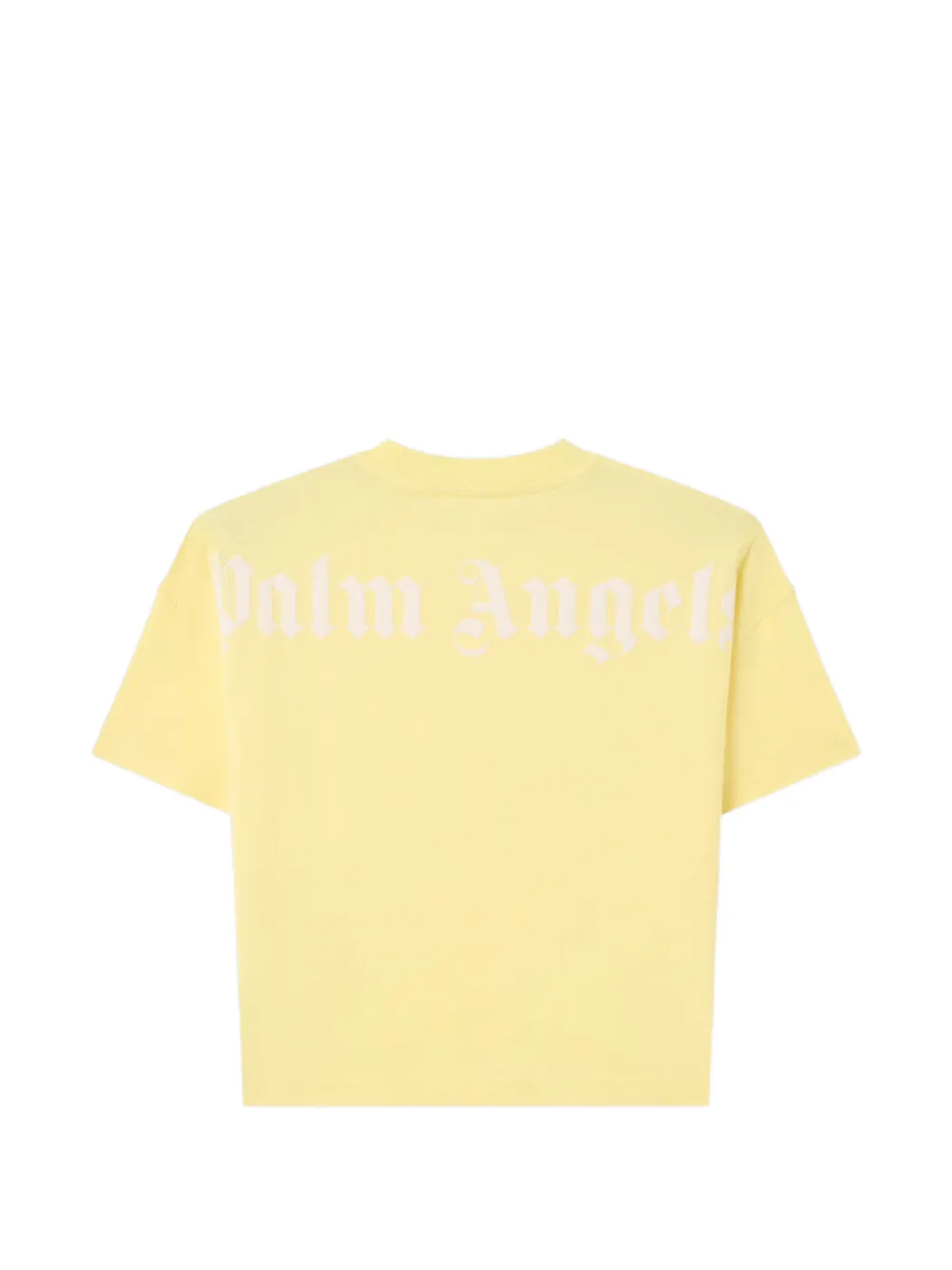 Palm Angels Kids T-shirt met logoprint Geel