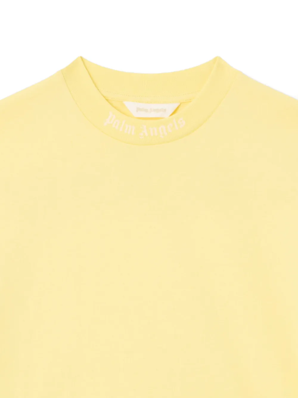Palm Angels Kids T-shirt met logoprint Geel
