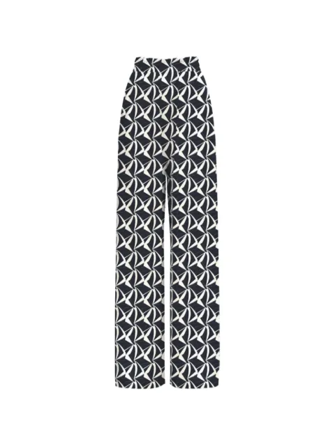 DIARRABLU geometric-print trousers