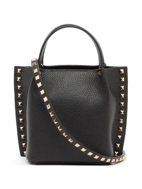 Valentino Garavani Rockstud small shopping bag in grainy calfskin
