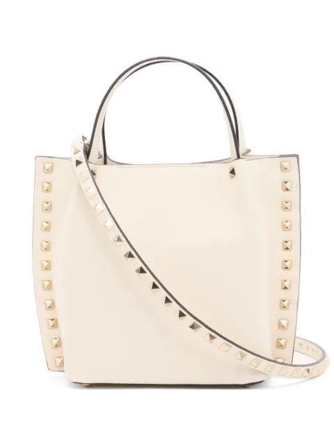 Valentino Garavani petit cabas Rockstud en veau grainé