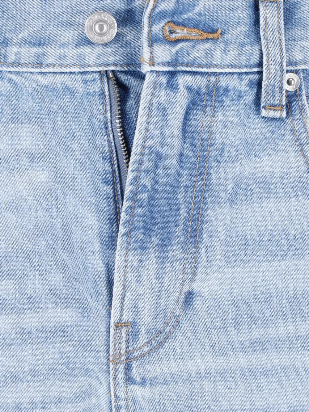 Calvin Klein Jeans met wijde pijpen Blauw