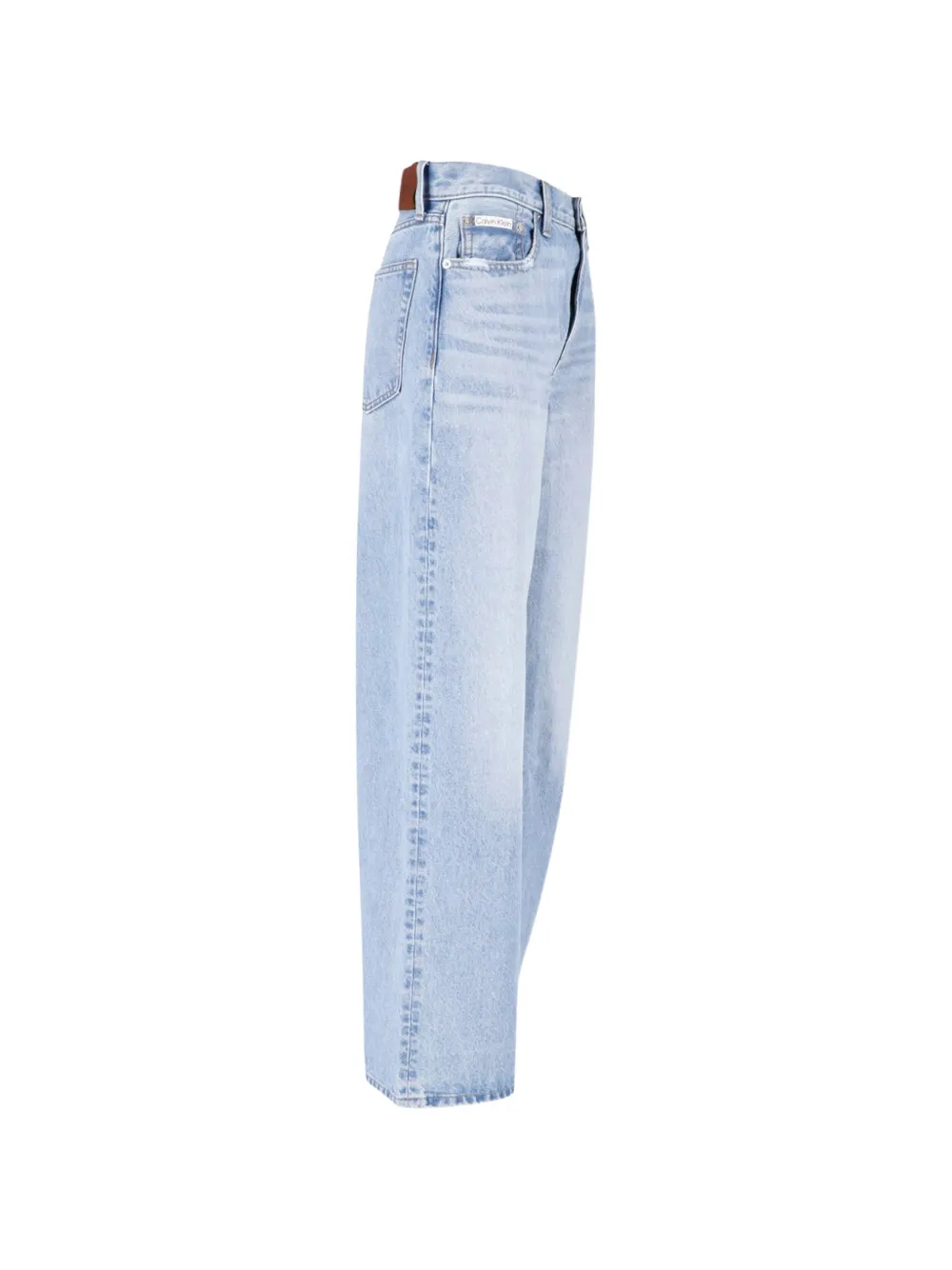 Calvin Klein Jeans met wijde pijpen Blauw