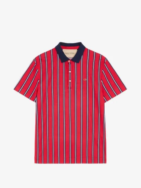 Valentino Garavani striped polo top