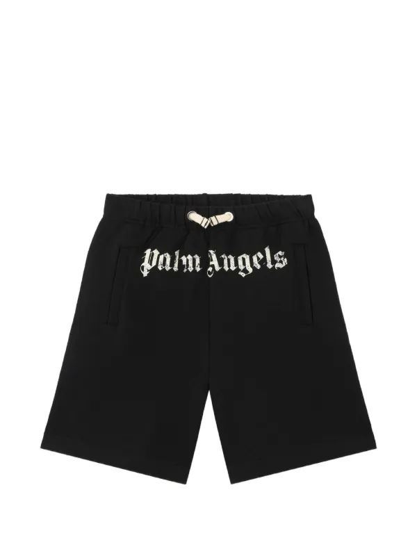 Palm Angels Kids ドローストリング ショートパンツ | ブラック 