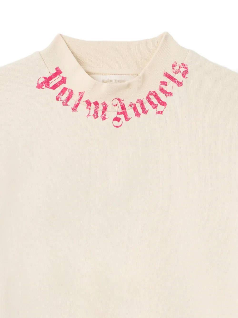 Palm Angels Kids Trui met logoprint Beige