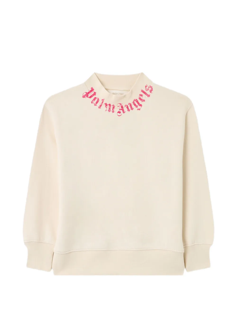 Palm Angels Kids logo-print sweater - Neutrals
