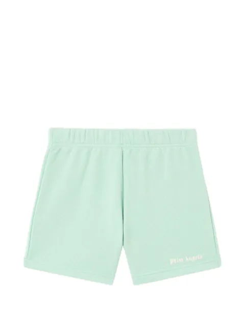 Palm Angels Kids logo-print sweat shorts