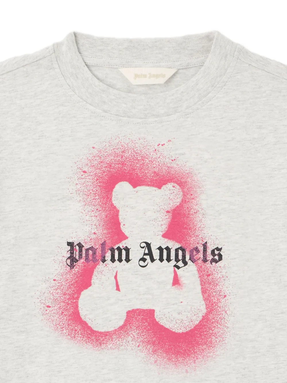 Palm Angels Kids T-shirt met beerprint Grijs