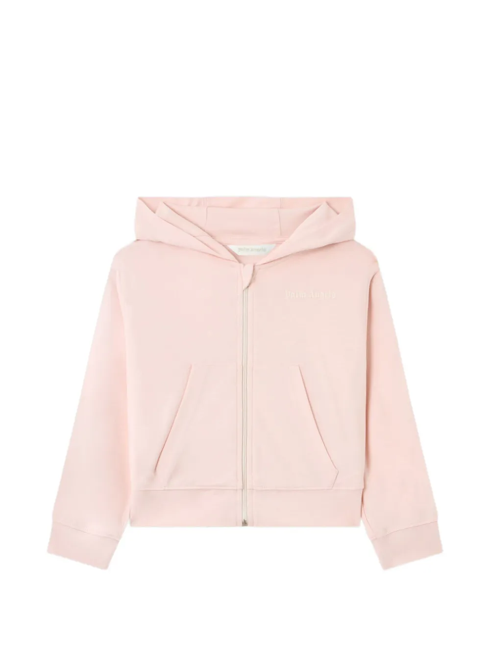 Palm Angels Kids logo-print side-stripe hoodie - Rosa