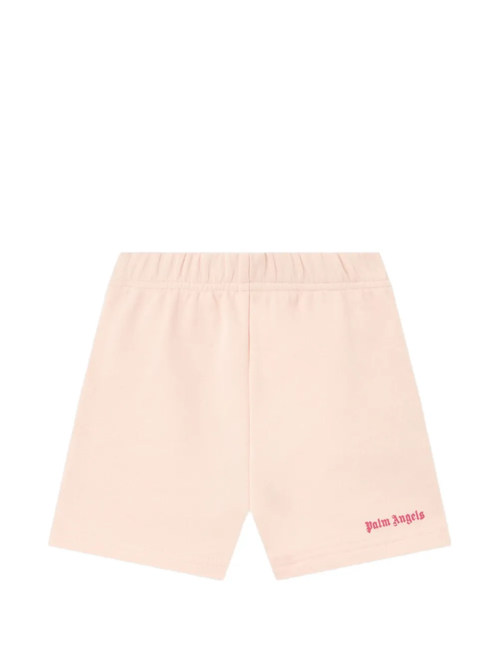 Palm Angels Kids logo-print sweat shorts - Rosa