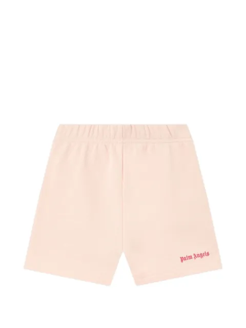 Palm Angels Kids logo-print sweat shorts