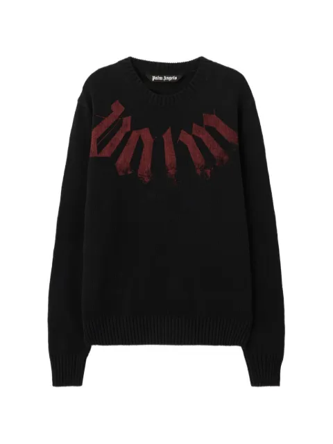 Palm Angels logo-print sweater