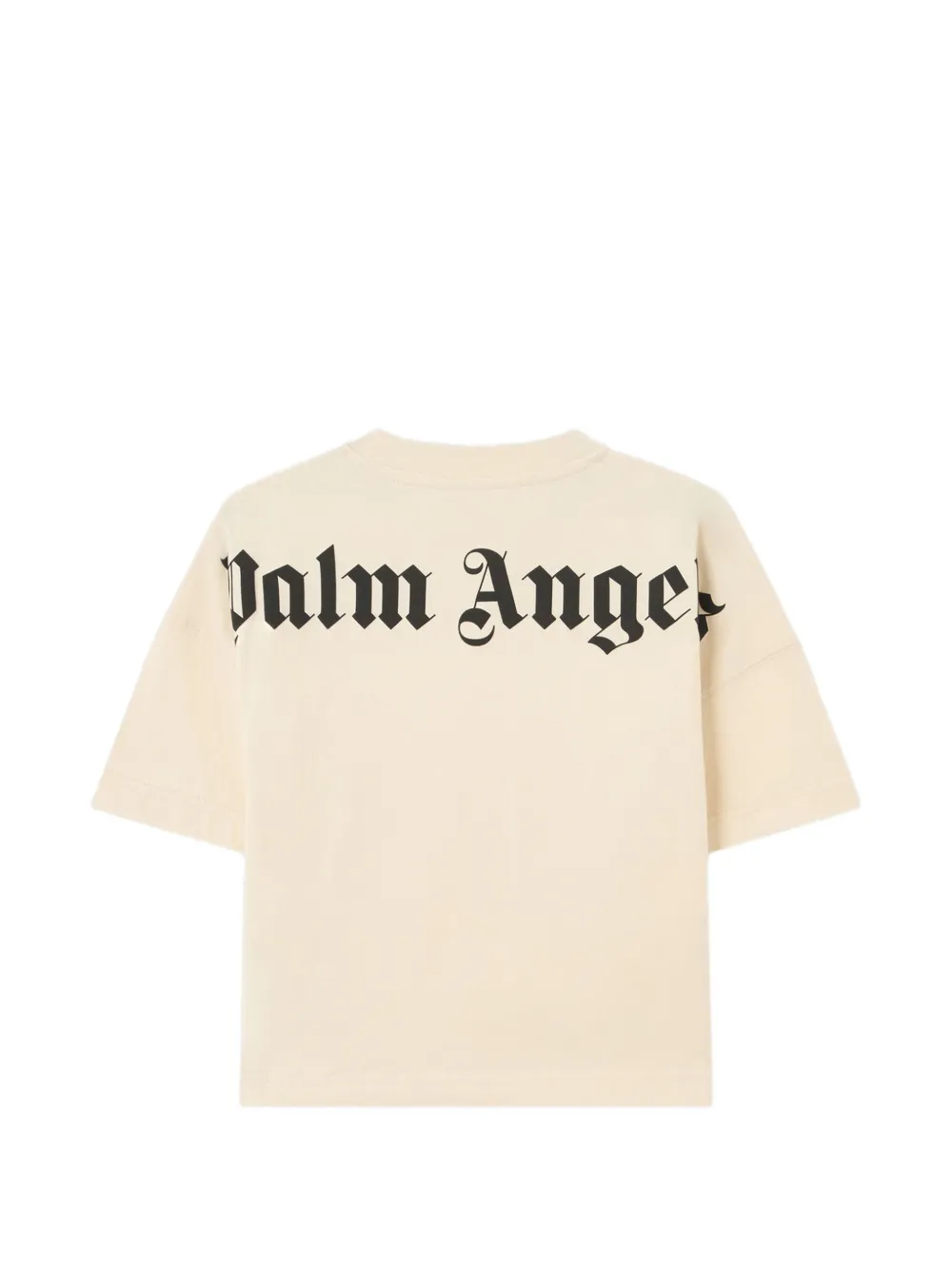 Palm Angels Kids T-shirt met logoprint Beige