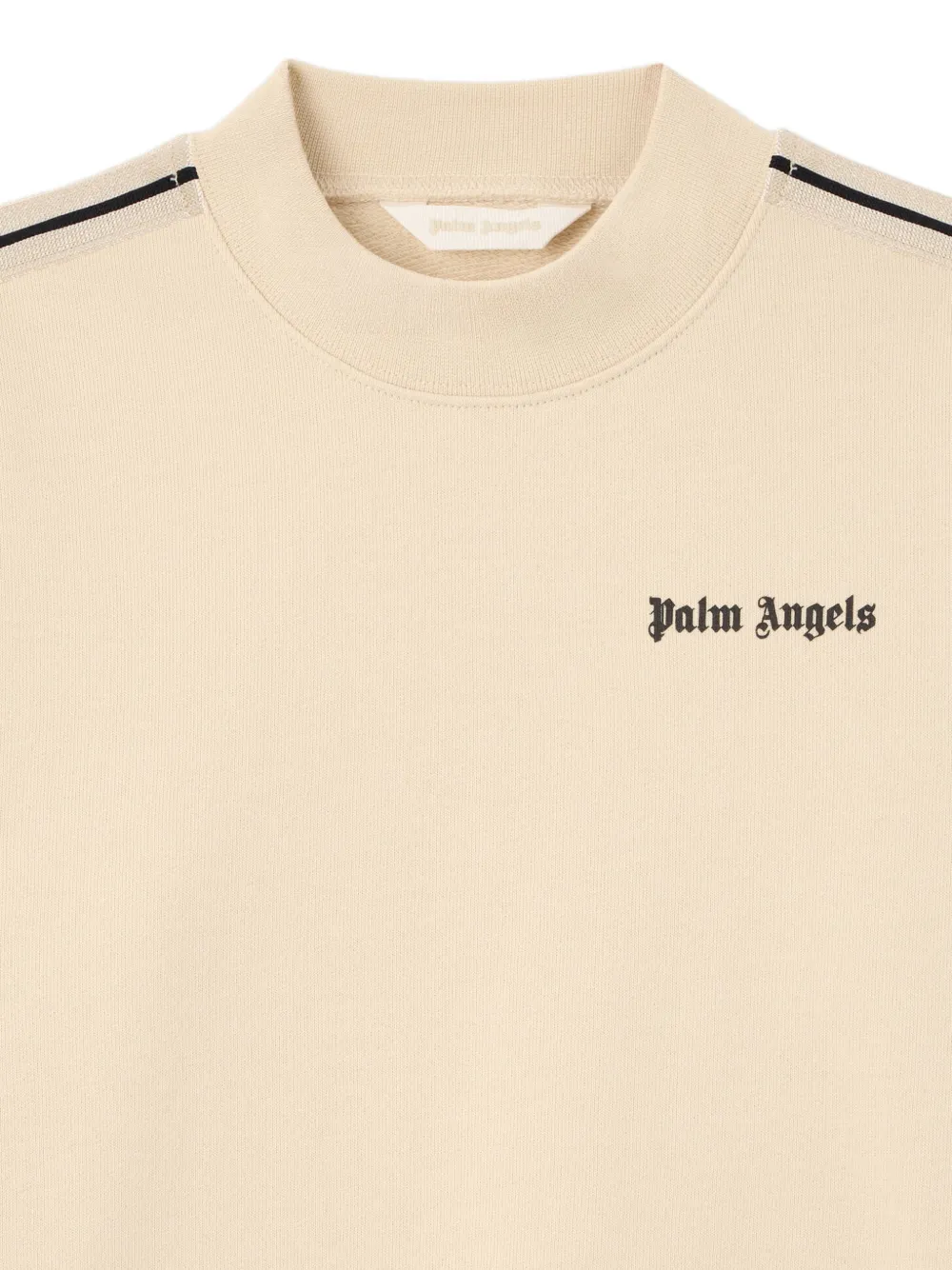 Palm Angels Kids Sweater met logoprint Beige