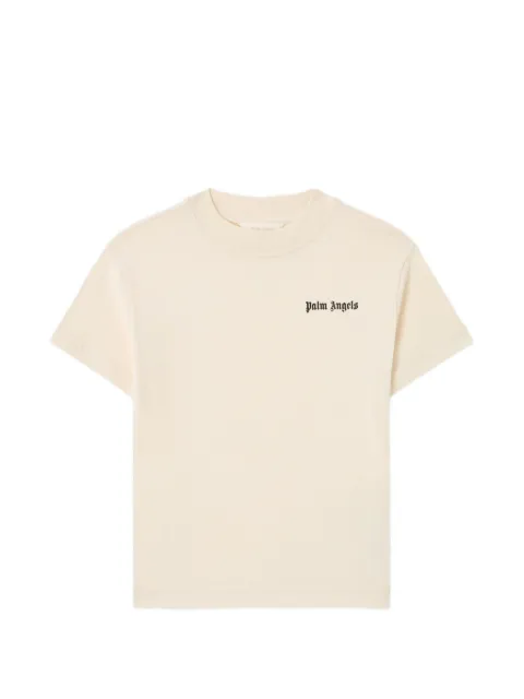 Palm Angels Kids playera con logo estampado