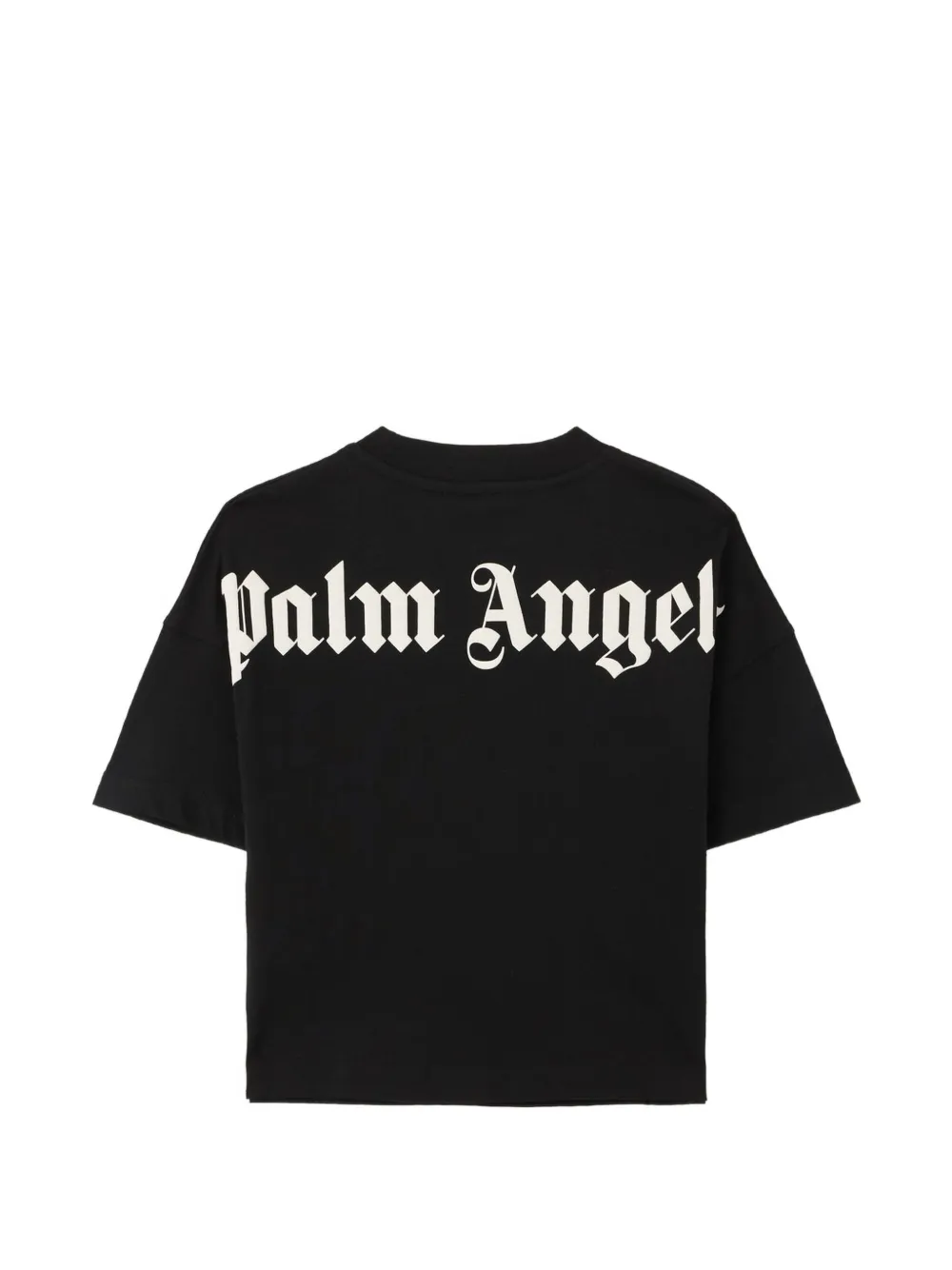 Palm Angels Kids T-shirt met logoprint Zwart