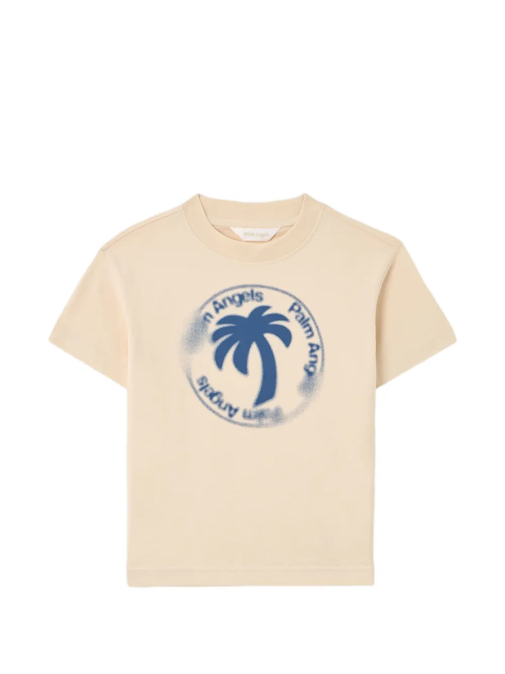 Palm Angels Kids Palm Stamp T-shirt - Toni neutri