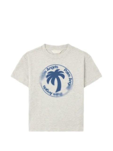 Palm Angels Kids palm stamp print T-shirt