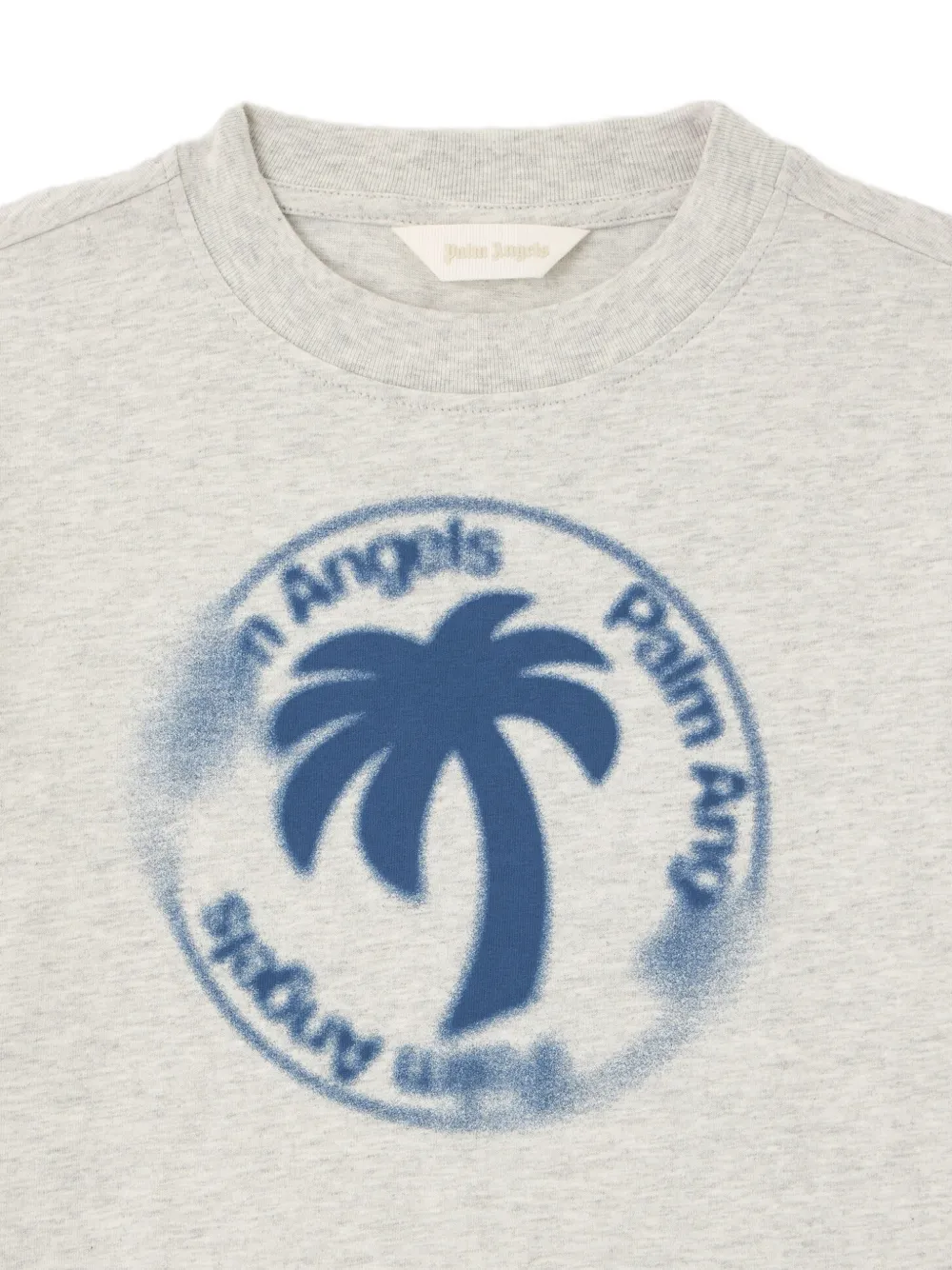 Palm Angels Kids T-shirt met print Grijs