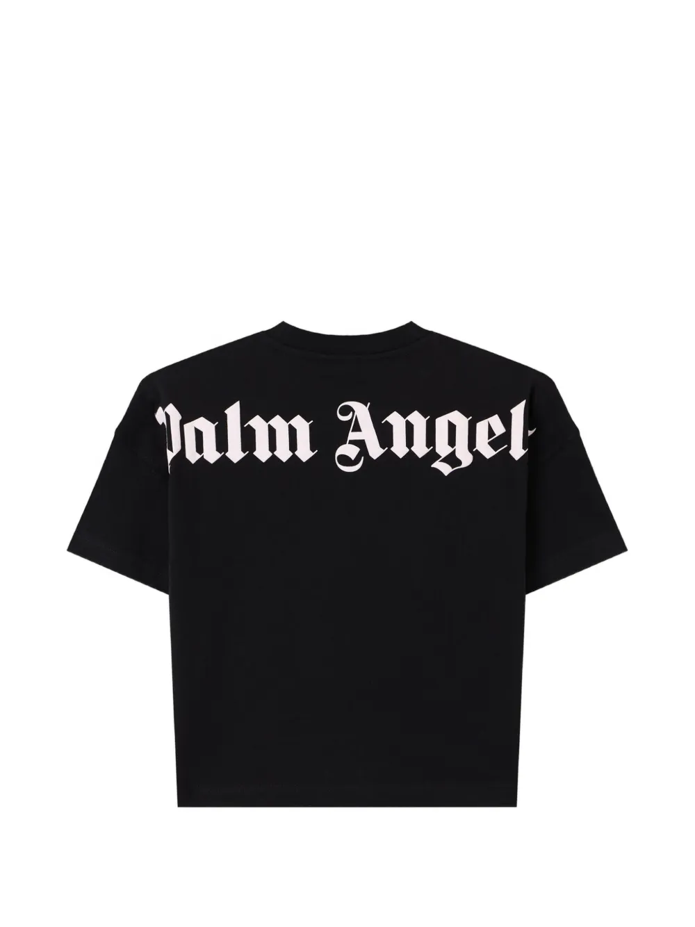 Palm Angels Kids T-shirt met logoprint Zwart