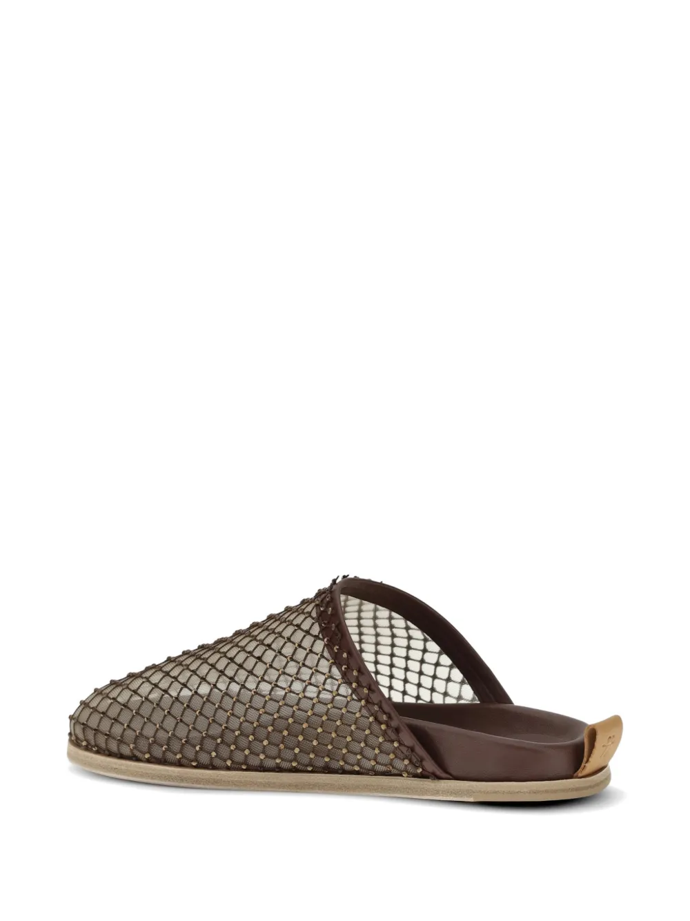 Forte strass mesh sandals Bruin