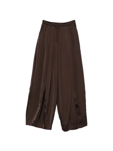 Viktor & Rolf pleated concealed-fastening palazzo pants