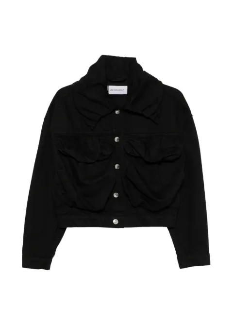 Viktor & Rolf draped-detail denim jacket