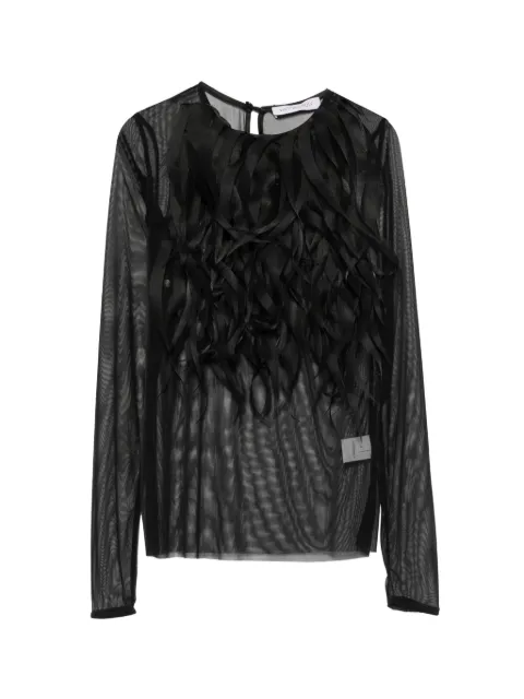 Viktor & Rolf top con efecto de pluma